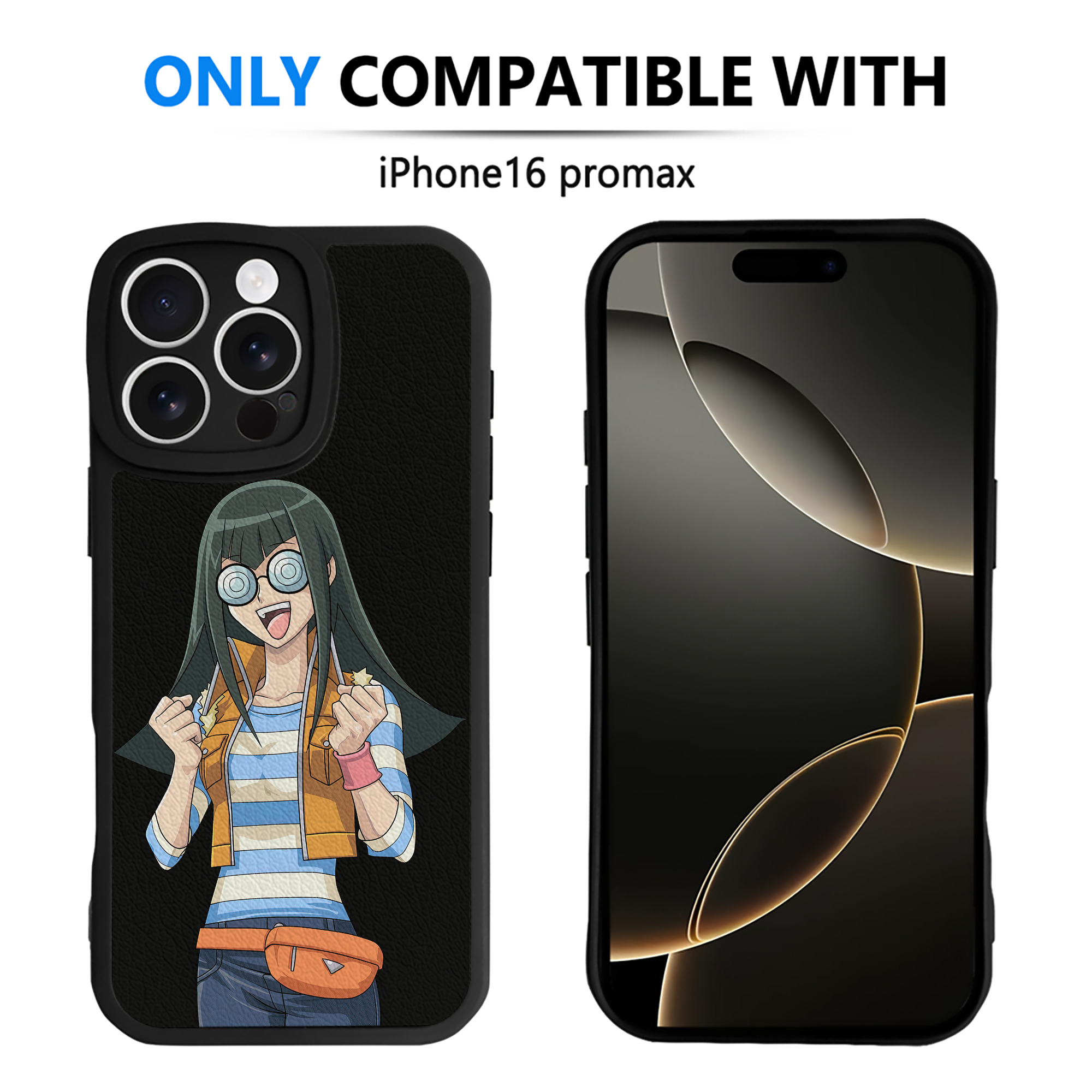 （画像用） 遊☆戯☆王 Yu-Gi-Oh! 【iPhone 16シリーズ対応】シリコンスマホケース（レザー調） 材質：シリコン